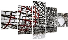 Tablou cu construcție din fier (125x70 cm), în 40 de alte dimensiuni noi