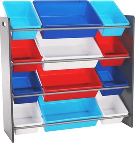 Organizator de jucării, multicolor / gri, KIDO TYPE 1