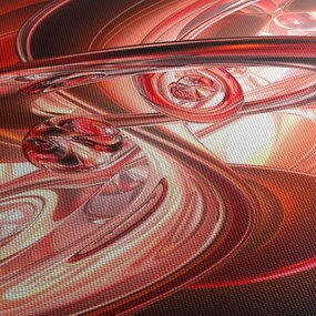 Tabloul - forme roșii (120x50 cm)