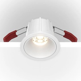 Spot LED incastrabil design tehnic Alpha alb, 4000K