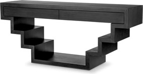 Consola LUX stil avangardist Rialto, gri carbune