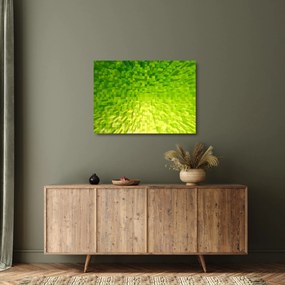 Tablou pe sticlă cuburilor galbenverzui (70x50 cm)