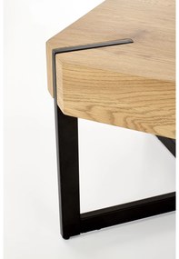 Măsuță de cafea Ladolce (stejar auriu + negru). 1092452