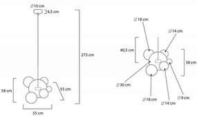 Lustra, Pendul LED design modern Boliccine