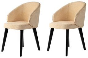 Set de scaune de sufragerie Bentley Beige andBlack, 2 buc.