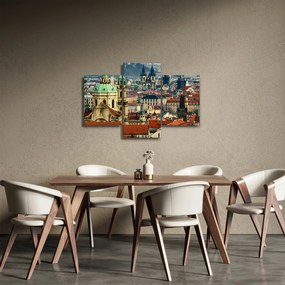 Tablou - Panorama din Praga (90x60 cm)