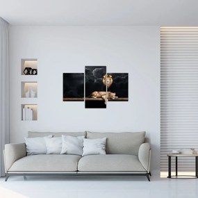 Tablou - Leu și leoaică (90x60 cm)