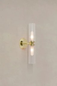 Markslöjd 109236 - Lampă de perete pentru baie RIMINI 2xG9/20W/230V IP44 alamă