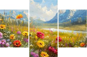 Tablou - Peisaj pictat (90x60 cm)