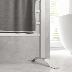 HOMCOM Uscător Electric de Prosoape pentru Perete sau Podea cu Timer și 8 Bare 53x35x90 cm Negru | Aosom Romania