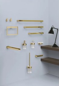 Gedy - Set 2 buc. cârlig de perete PIRENEI, auriu