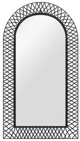 Oglinda de perete, negru, 60 x 110 cm, curbata 1, 60 x 110 cm