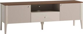 Set lemn masiv nuc Living Napoli 4 Piese Crem/