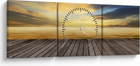 Tablou - Dig cu vedere (cu ceas) (90x30 cm)