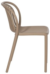 Scaun de dining bej din plastic Alia – Ixia
