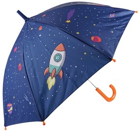 Umbrela pentru copii SPACE Ø 76 cm, albastru