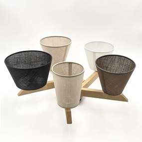 Lustră aplicată Brilagi ANTHONY 5xE14/40W/230V stejar