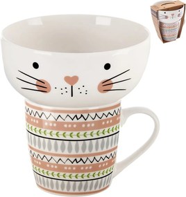 Set cană și bol 2 buc. din porțelan 350 ml – Orion