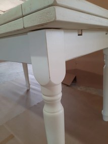 Masa extensibila, L140(240) 80 H80 cm, periat antichizat, lemn masiv