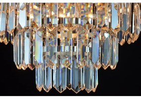 Wranovsky JWZ024060301 - Lustră de cristal aplicată 5xE14/40W/230V + 1xE27/40W