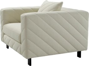 Fotoliu design LUX Avellino, Reve cream