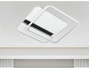 Plafonieră LED dimabilă LED/95W/230V 3000-6500K alb/negru + telecomandă