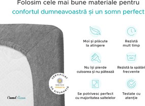 Cearsaf frotir EXCLUSIVE maro deschis 90x200 cm