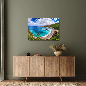 Tablou pe sticlă - Sardinia (70x50 cm)