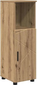 vidaXL Dulap de Baie cu depozitare Stejar Artizanal 30 x 35 x 95 cm
