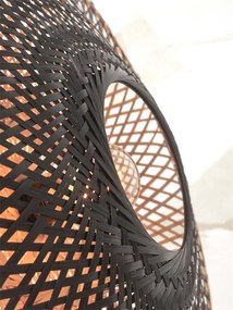 Aplica de perete eco din bambus Kalimantan 87cm nat/bl