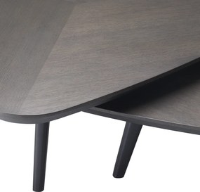 Set 2 masute de cafea din lemn design elegant LUX Lauren 113839 HZ