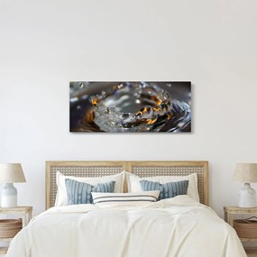 Tablou cu brățara din picături de apă (120x50 cm)