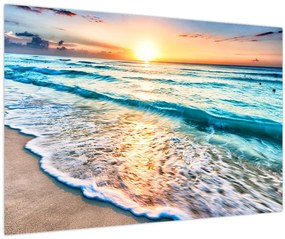 Tablou - Plaja de la mare (90x60 cm)