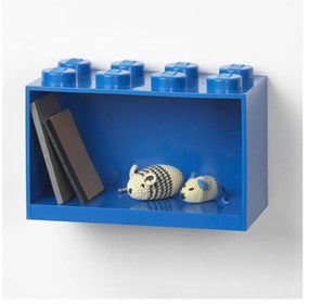 Raft de perete pentru copii LEGO® Brick 8, albastru