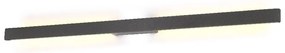 Aplica LED iluminat exterior liniar IP54 LOTUS 24W gri inchis