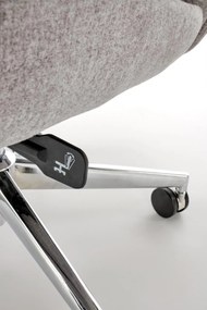 Scaun de birou Kevin stofa gri cenusiu H125 cm