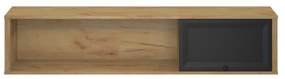 Dulap de perete Bruselas (stejar craft auriu + negru) . 1116785
