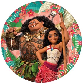 Disney Vaiana Sailing Spirit farfurie de hârtie 8 buc 20 cm FSC