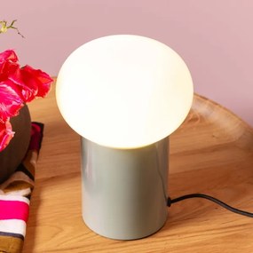 Lampă de masă Brilliant KNUT 1xE27/25W/230V verde/alb