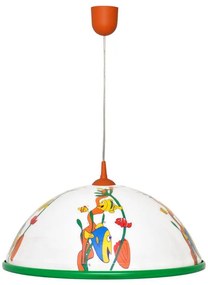 Lustră copii pe cablu FISH 1x27/15W/230V