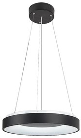Lustra LED cu telecomanda design modern Ceilo negru 48cm