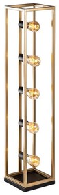 Lampadar KAFES 5xE27/40W/230V auriu