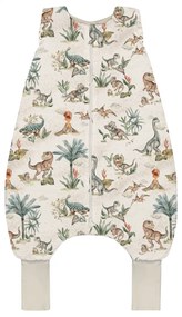 Sac de dormit cu picioare, bumbac 1 Tog,  World of dinosaurs, marimea XS, 74 80, 6-12 luni - BabySteps