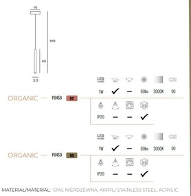 Pendul LED design Premium Class Quality ORGANIC