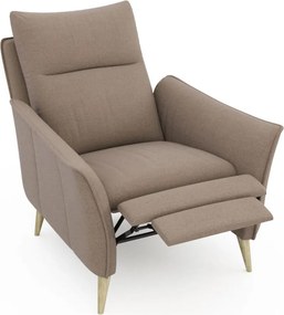 Fotoliu lemn masiv INES cu recliner, 84 × 111 × 89 cm
