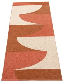 Covor tip traversă pentru interior și exterior cărămiziu 70x180 cm Hill Brick Rust – Pappelina