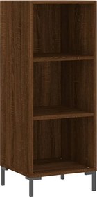 vidaXL Servantă, stejar maro, 34,5x32,5x90 cm, lemn prelucrat