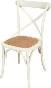 Scaun Thonet din lemn masiv si sezut din ratan