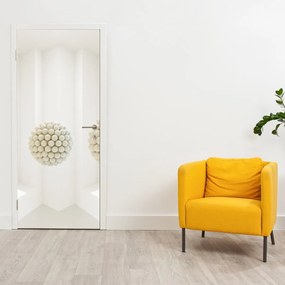 Fototapet pentru ușă - Priveliște în interior abstract (95x205cm)