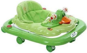 Premergator reglabil in 3 trepte NOVOKIDS™ Duckey, cu melodii, Ratusca, Pliabil, Verde